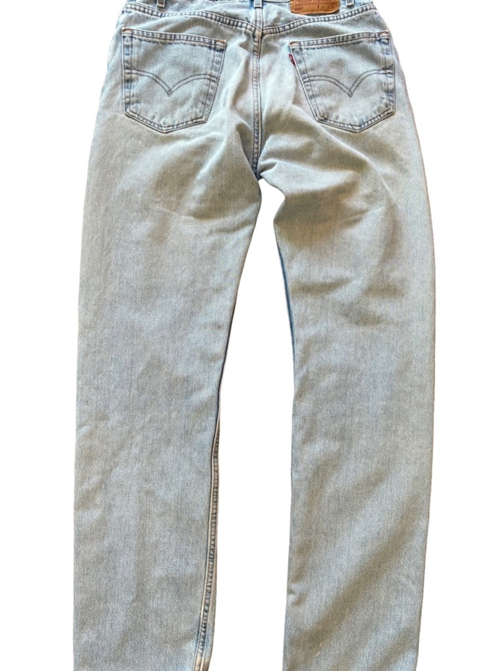 Vintage Levi’s 505 Jeans 34x36 Light Wash Faded Distressed Straight Leg Y2K - Picture 2 of 14